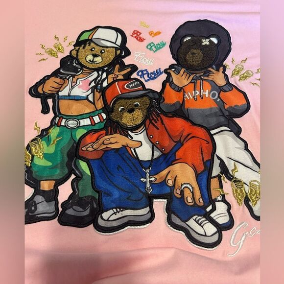 NWOT Bleecker & Mercer Pink Short Sleeve Tees with Graphic Designs - Picture 8 of 12